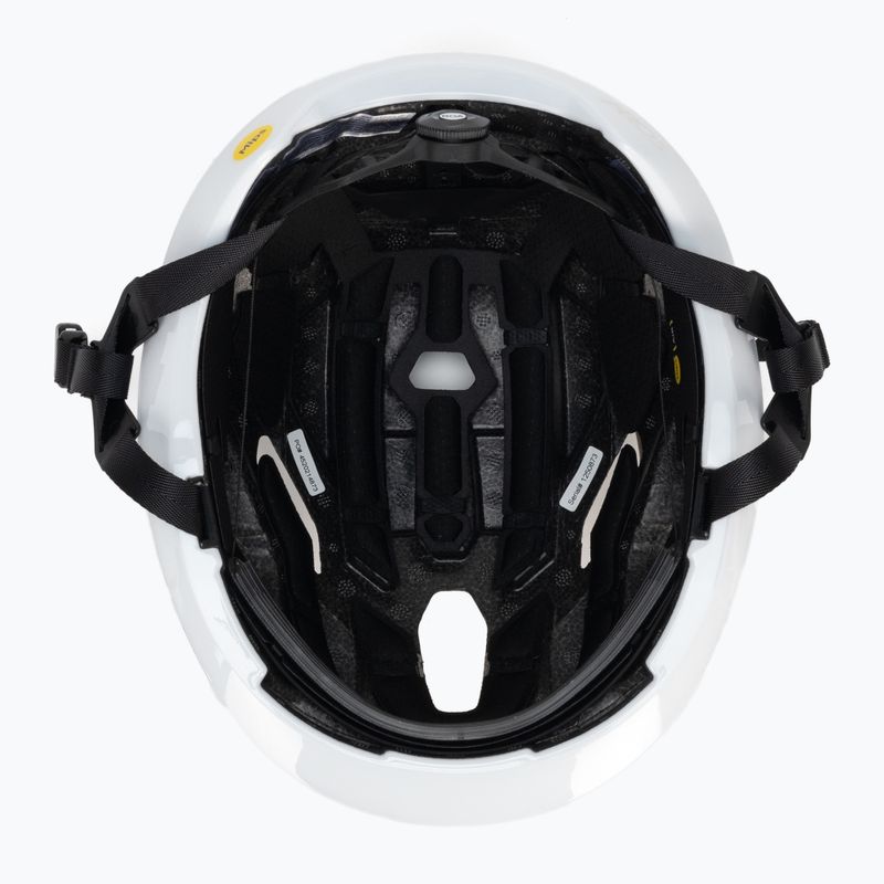 Oakley Aro5 Race Eu casco da bici whiteout lucido 5