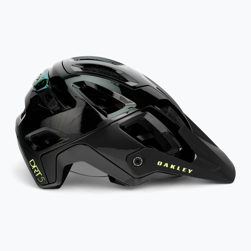 Casco da bici Oakley Drt5 Maven Eu nero opaco/verde cacciatore opaco 3