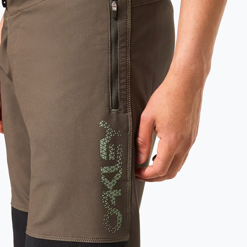 Pantaloni da ciclismo Oakley MTB lunghi da uomo, nuovi, a spazzola scura 4