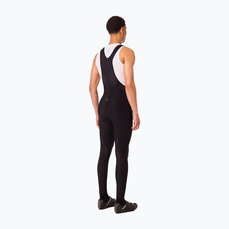Pantaloni da ciclismo Oakley Clima Thermal Bib Tight blackout da uomo 3