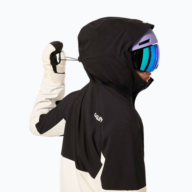 Giacca da snowboard Oakley donna WMNS TNP TBT Isulated Anorak bianco artico/blackout 5