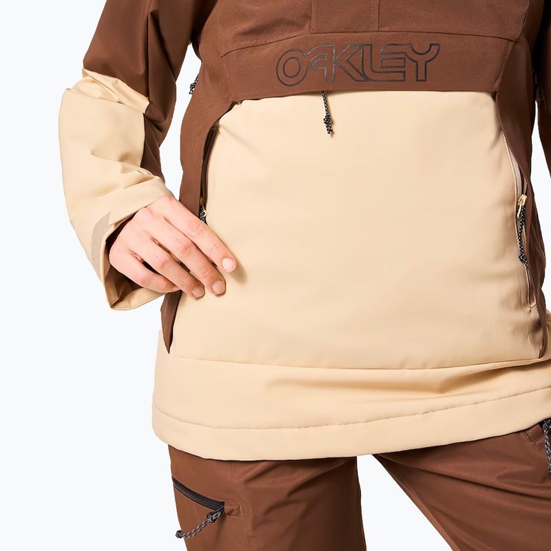 Giacca da snowboard Oakley WMNS TNP TBT Isulated Anorak donna hummus/carafe 8