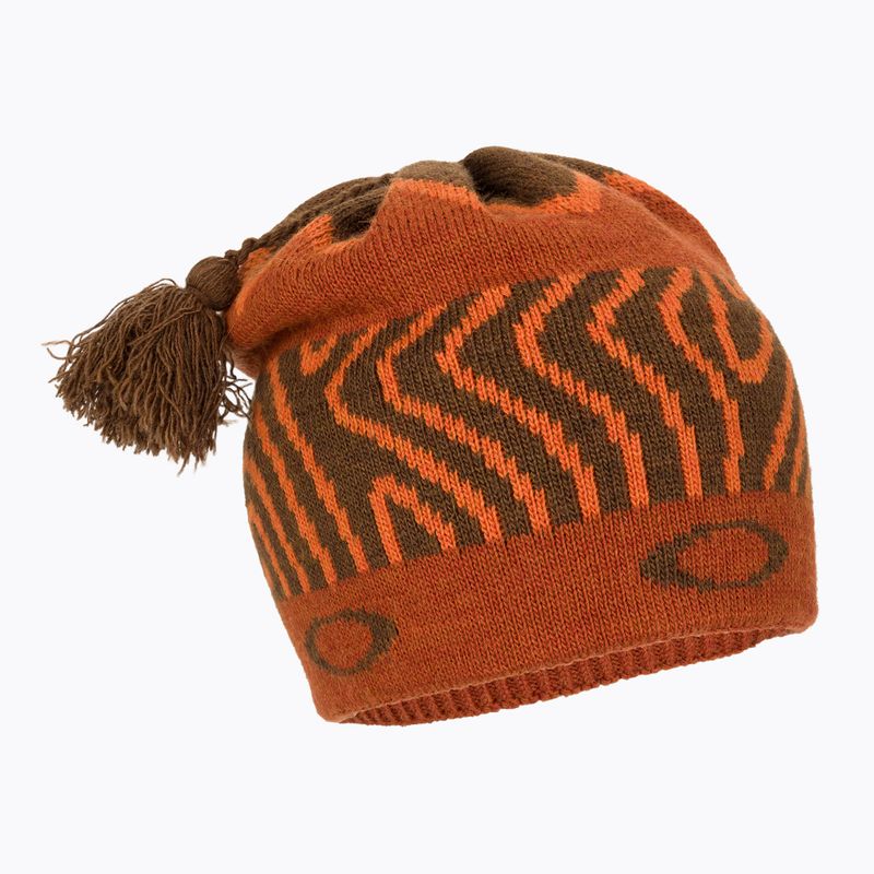 Oakley TC Nordic Tassle cappellino invernale arancione con motivo norvegese