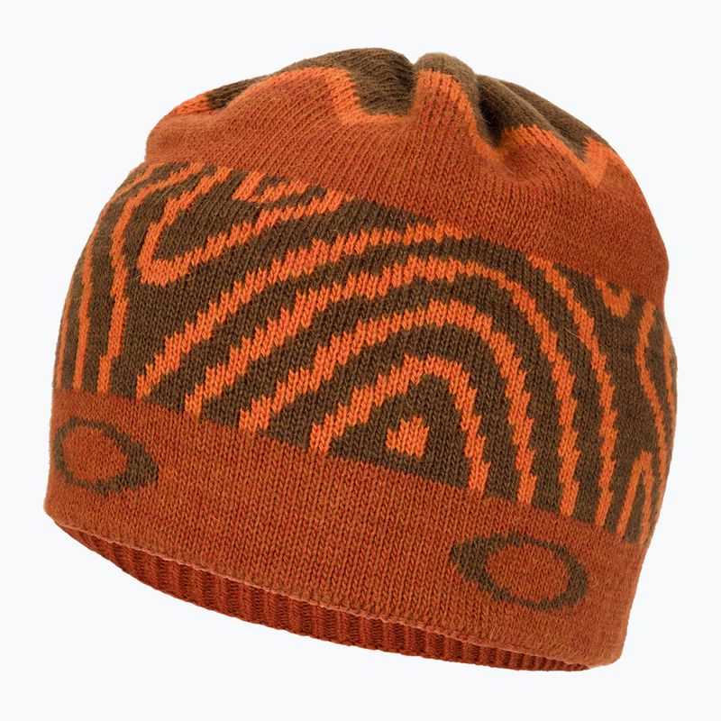 Oakley TC Nordic Tassle cappellino invernale arancione con motivo norvegese 3