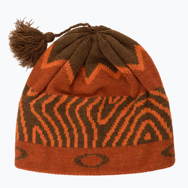 Oakley TC Nordic Tassle cappellino invernale arancione con motivo norvegese 5