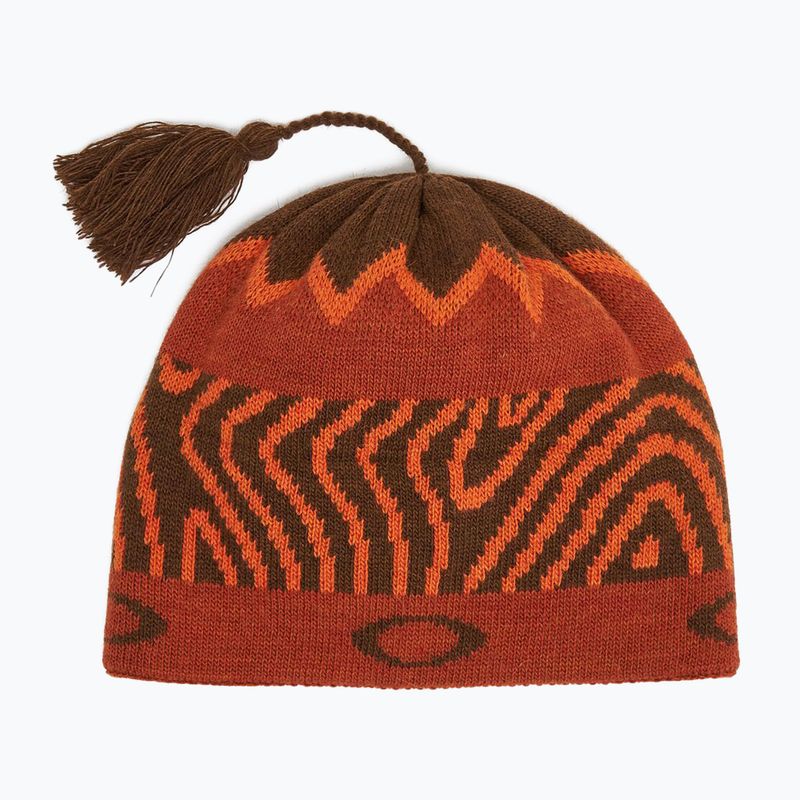 Oakley TC Nordic Tassle cappellino invernale arancione con motivo norvegese 6