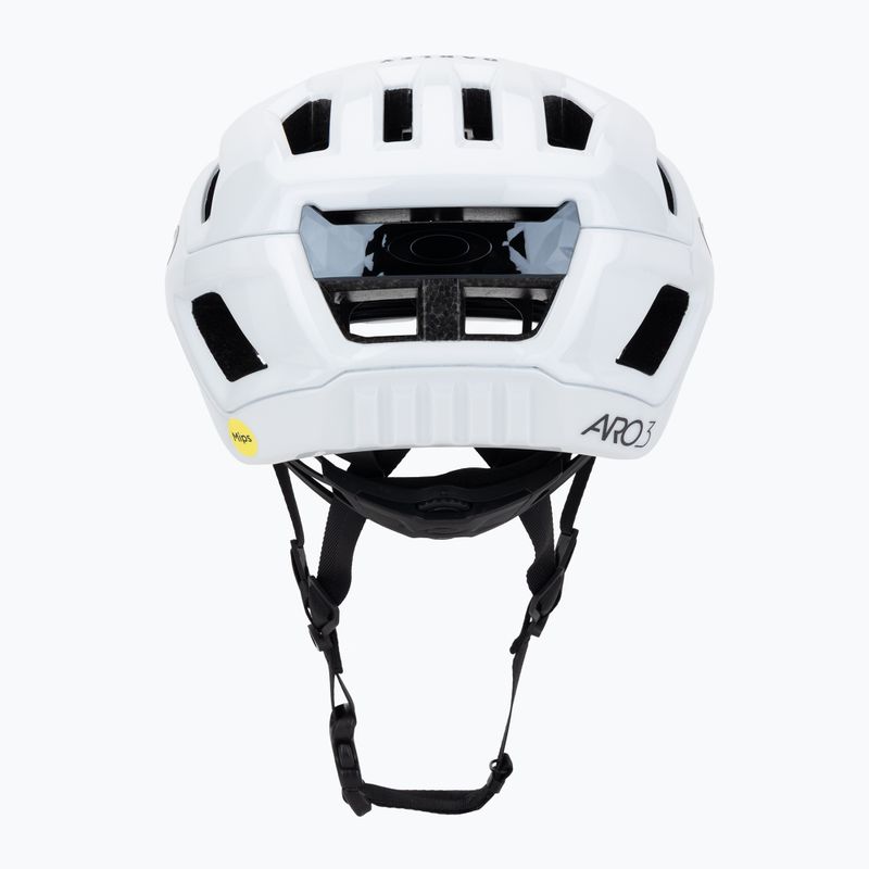 Oakley Aro3 Endurance EU casco da bici bianco lucido 4
