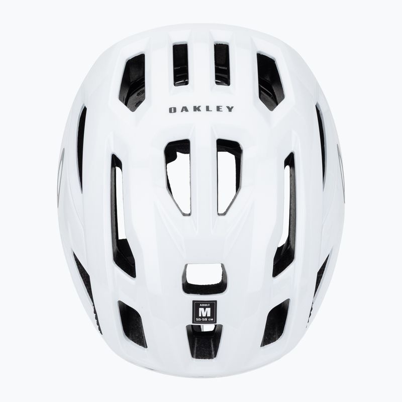 Oakley Aro3 Endurance EU casco da bici bianco lucido 6