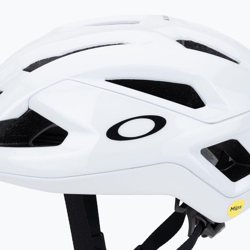 Oakley Aro3 Endurance EU casco da bici bianco lucido 7