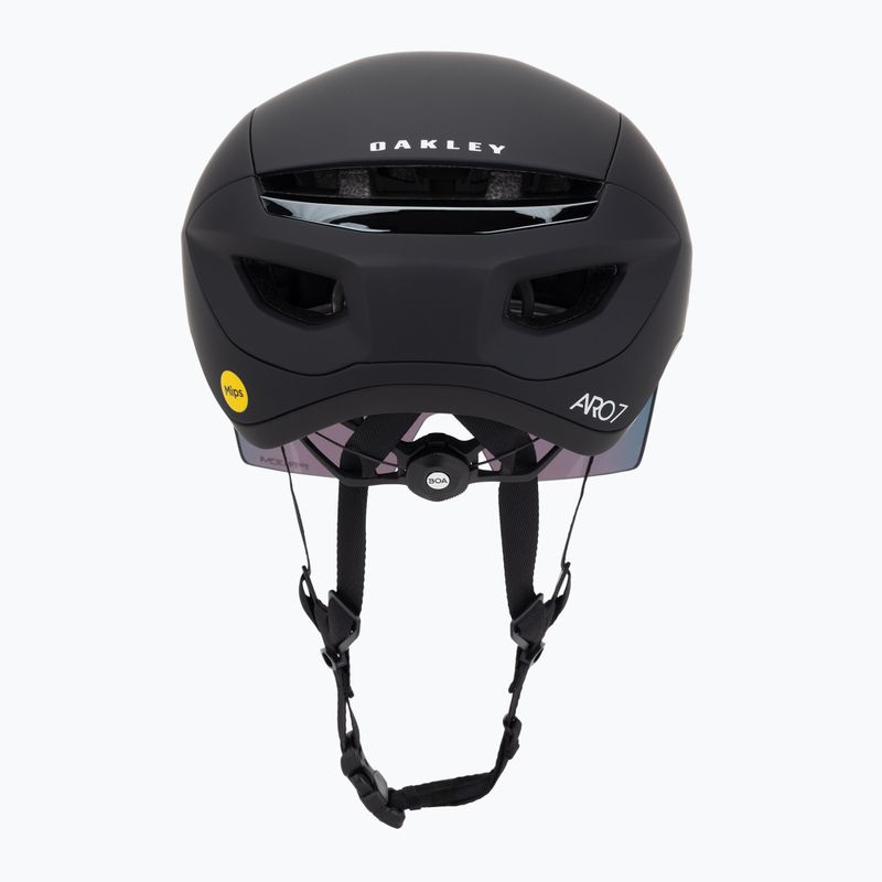 Oakley Aro7 Road casco da bici da strada nero opaco/prizm 4