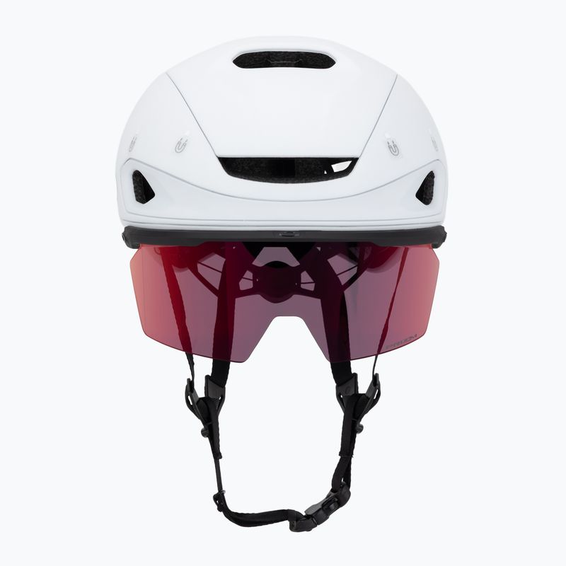 Oakley Aro7 Road casco da bici da strada bianco opaco/prizm 2