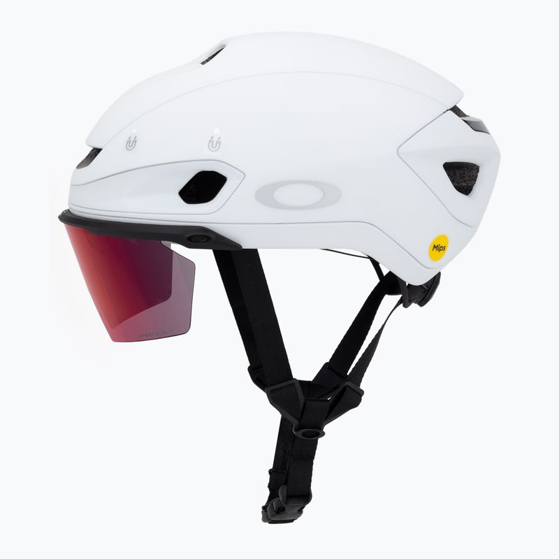 Oakley Aro7 Road casco da bici da strada bianco opaco/prizm 3