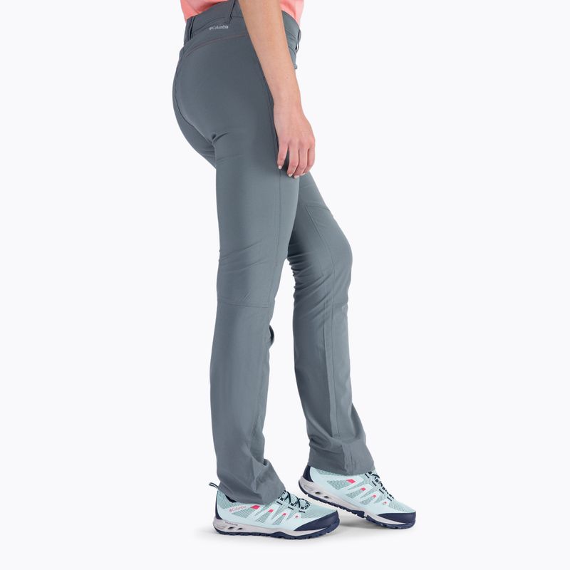 Pantaloni softshell Columbia Peak to Point city grigio da donna 4