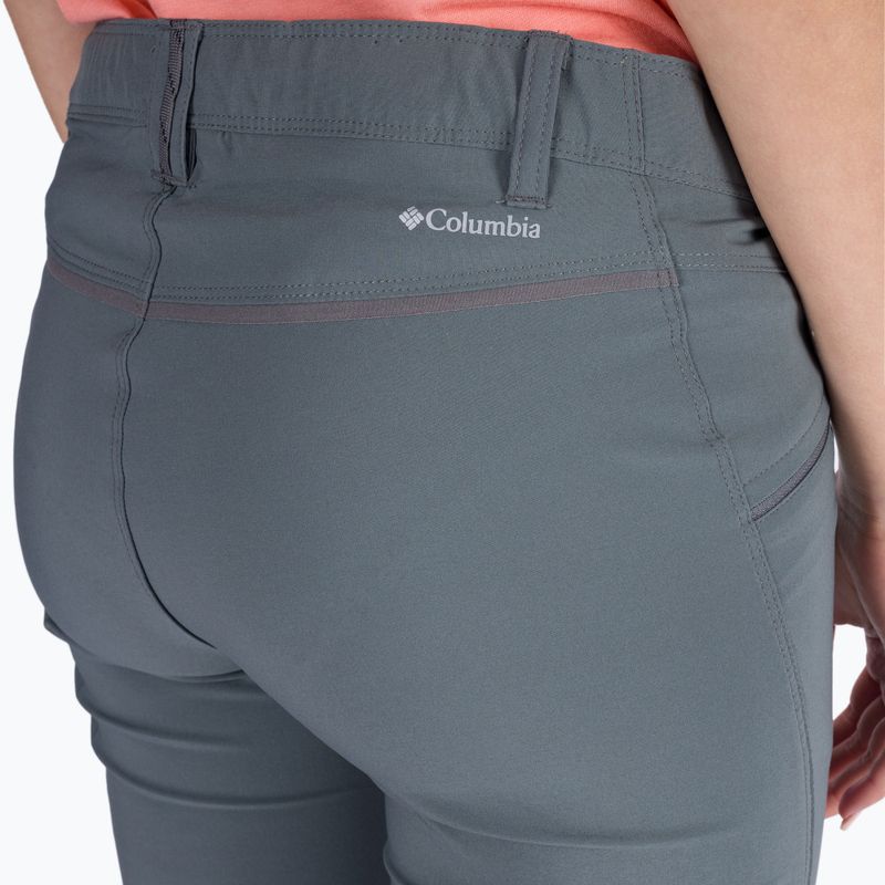 Pantaloni softshell Columbia Peak to Point city grigio da donna 6