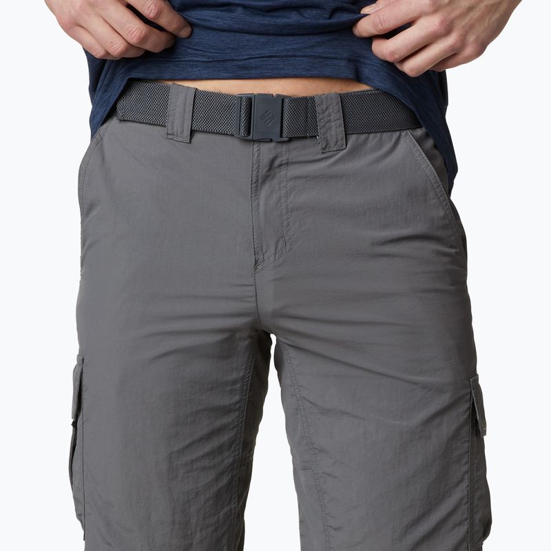 Pantaloncini da trekking Columbia Silver Ridge II Cargo city grigio uomo 4