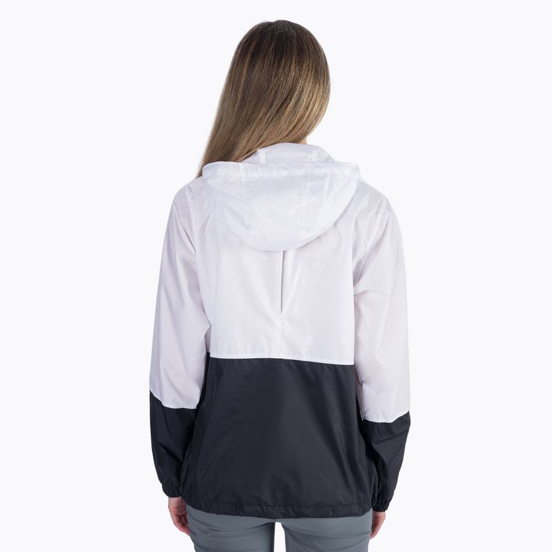 Giacca a vento Columbia Flash Forward donna bianco/nero 3