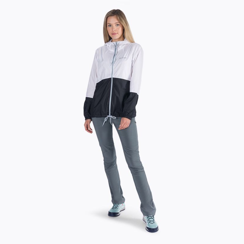 Giacca a vento Columbia Flash Forward donna bianco/nero 7