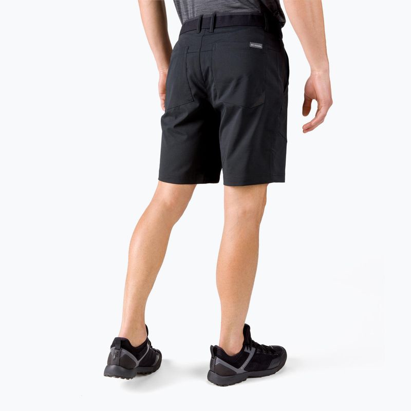 Pantaloncini da trekking Columbia Tech Trail da uomo, nero 3