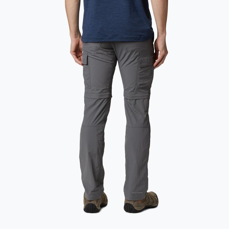 Columbia Silver Ridge II Converti city pantaloni da trekking da uomo grigi 2