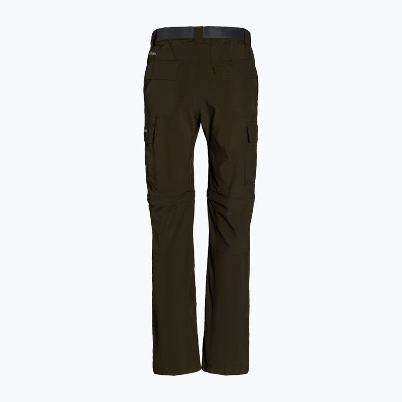 Pantaloni da trekking Columbia Silver Ridge II Convertible verde oliva per uomo 9