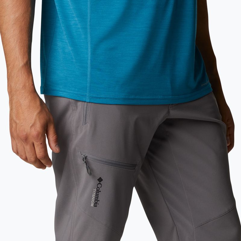 Pantaloni da trekking Columbia Titan Pass city grigio per uomo 6