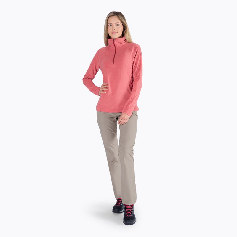 Felpa trekking donna Columbia Glacial IV 1/2 Zip corallo scuro 6