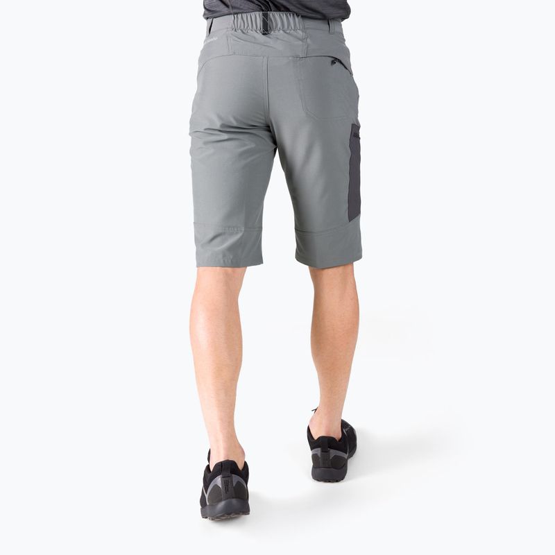 Pantaloncini da trekking Columbia Triple Canyon city grey/shark da uomo 3