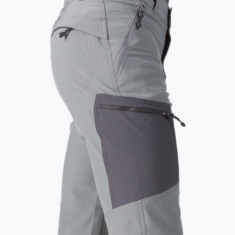 Pantaloncini da trekking Columbia Triple Canyon city grey/shark da uomo 4