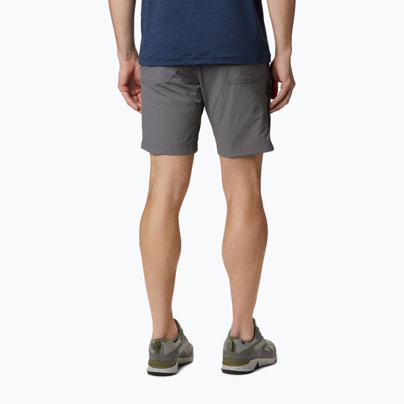 Pantaloncini da trekking Columbia Silver Ridge II city grey uomo 4