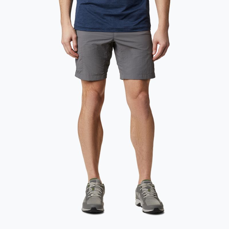 Pantaloncini da trekking Columbia Silver Ridge II city grey uomo 5