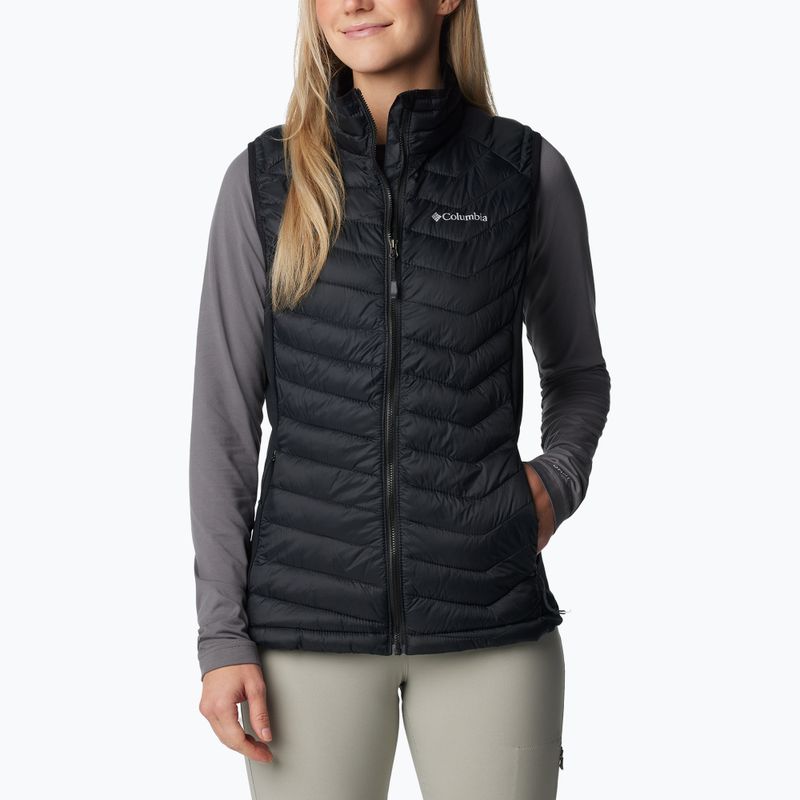 Columbia donna senza maniche Powder Pass nero