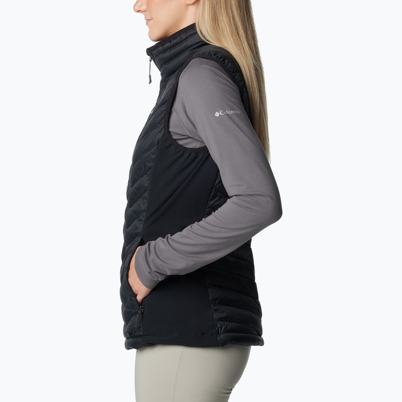 Columbia donna senza maniche Powder Pass nero 3