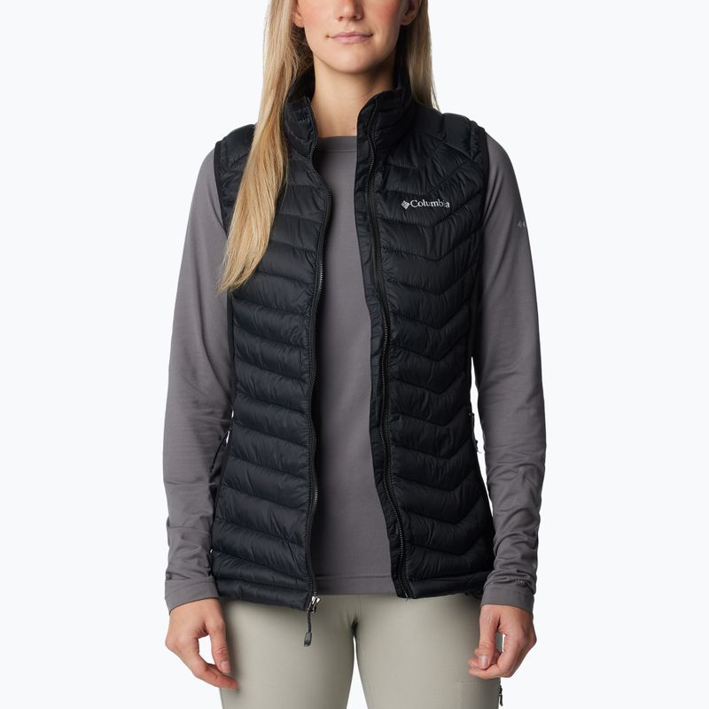 Columbia donna senza maniche Powder Pass nero 6