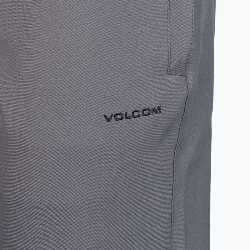Pantaloni da snowboard Volcom Freakin Snow Chino grigio scuro da uomo 3