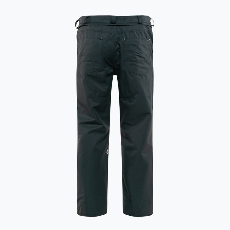 Pantaloni da snowboard da uomo Volcom Carbon nero 2