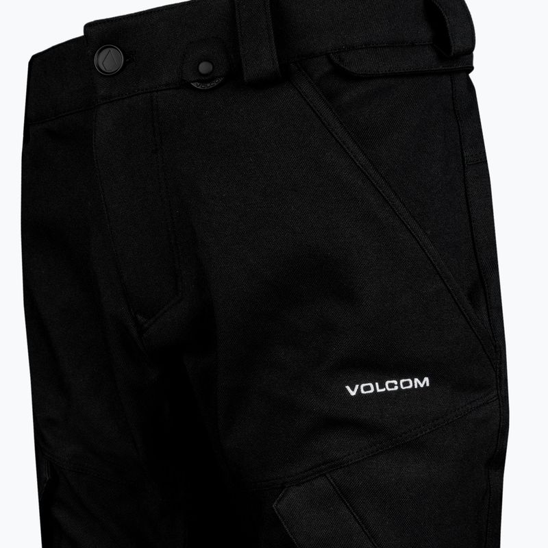 Pantaloni da snowboard da uomo Volcom New Articulated nero 3