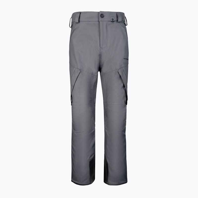 Pantaloni da snowboard da uomo Volcom New Articulated grigio scuro