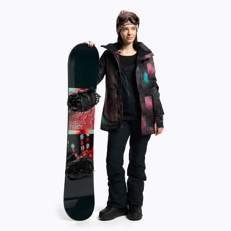 Giacca da snowboard da donna Volcom Pine 2L Tds Inf blu tie dye 2