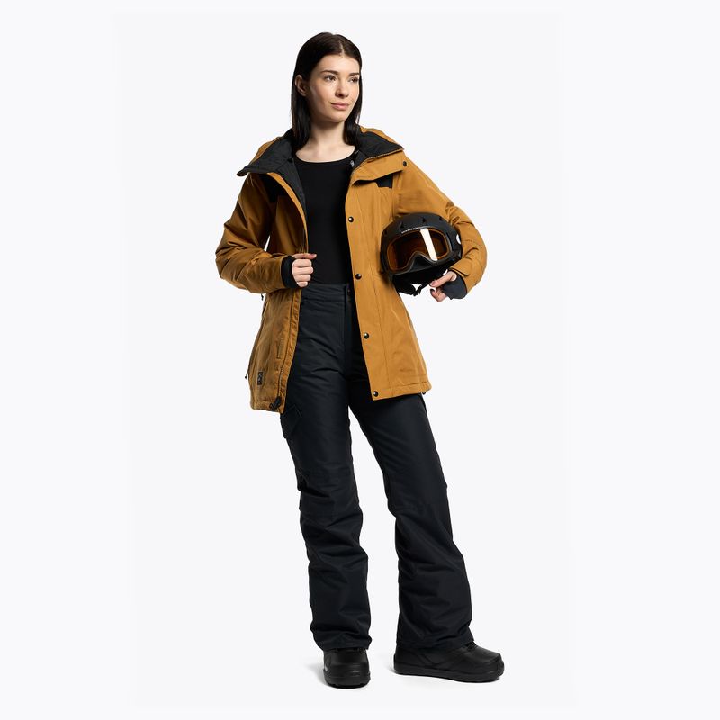 Pantaloni da snowboard da donna Volcom Bridger Ins 2021 nero 2
