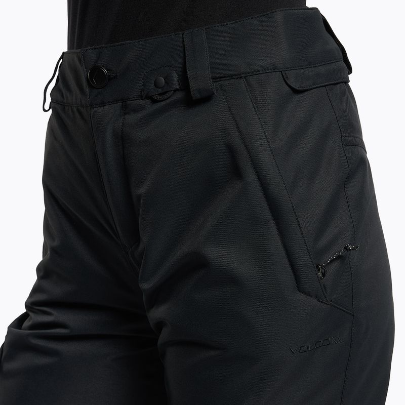 Pantaloni da snowboard da donna Volcom Bridger Ins 2021 nero 4
