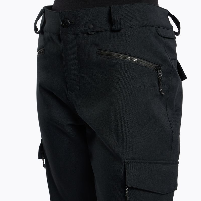 Pantaloni da snowboard da donna Volcom Grace Stretch nero 4