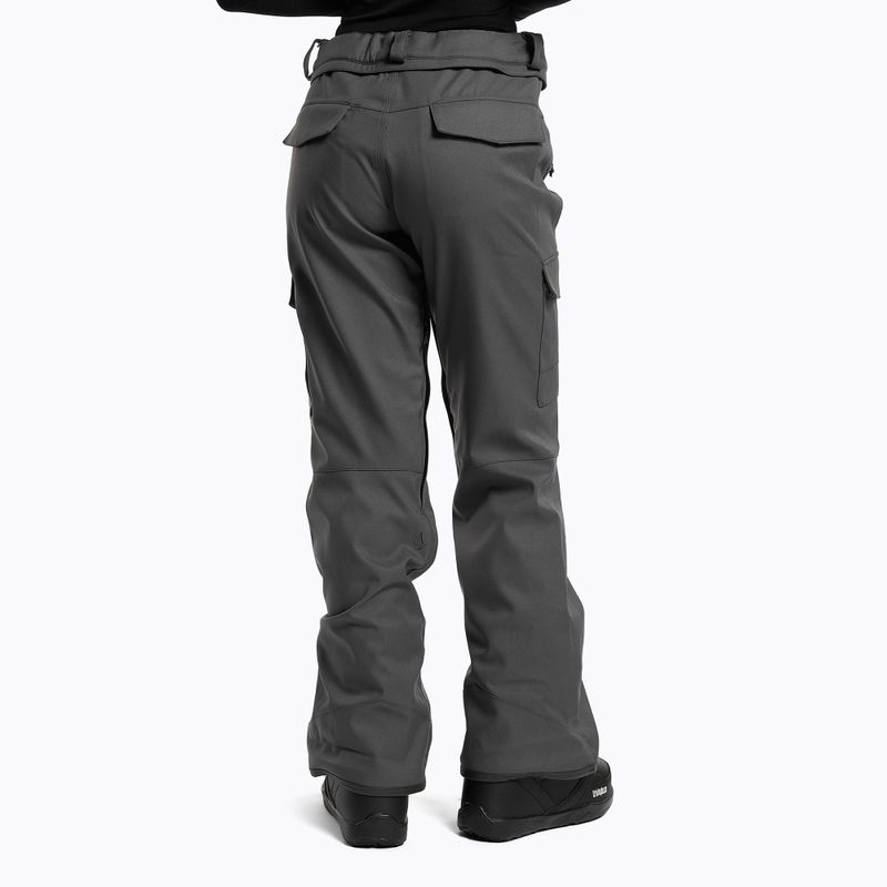 Pantaloni da snowboard da donna Volcom Grace Stretch grigio scuro 3