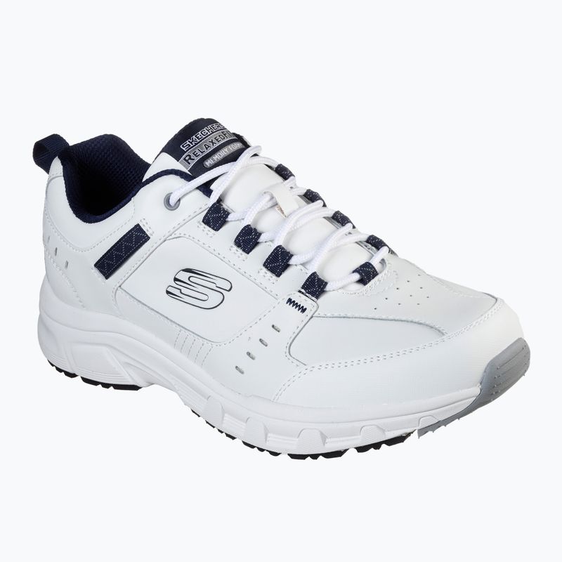 SKECHERS scarpe da uomo Oak Canyon Redwick bianco/navy 8