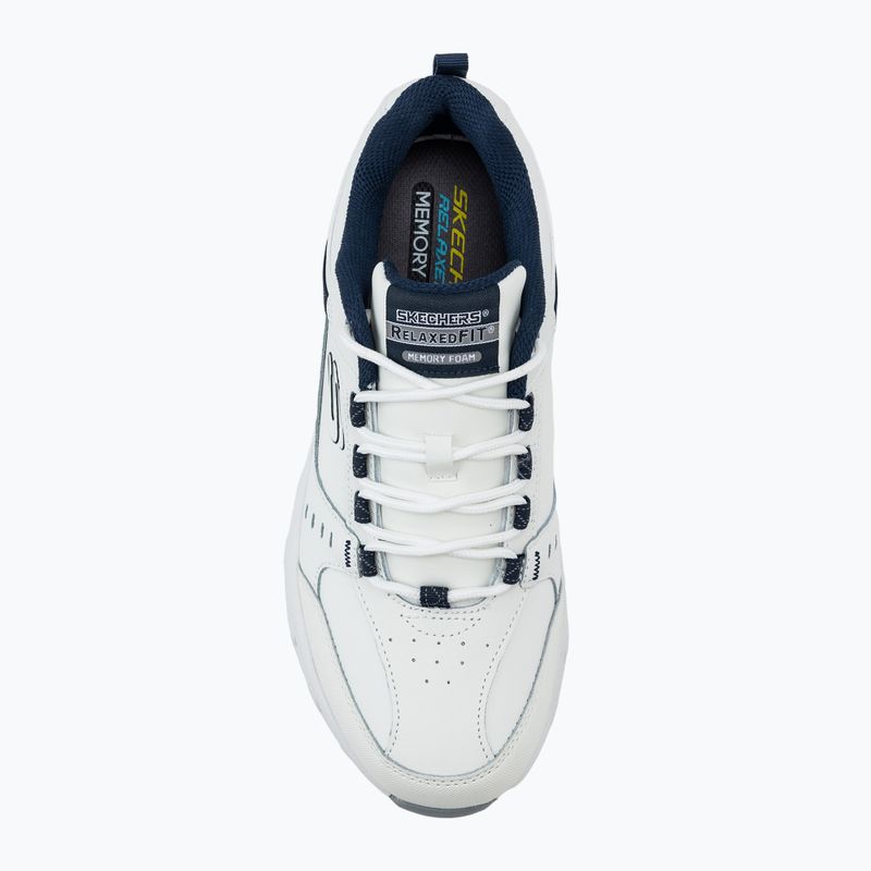 SKECHERS scarpe da uomo Oak Canyon Redwick bianco/navy 5
