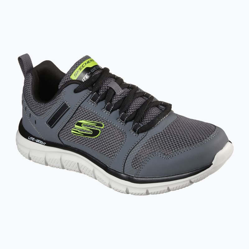 SKECHERS Track Knockhill scarpe da uomo carbone/nero 8