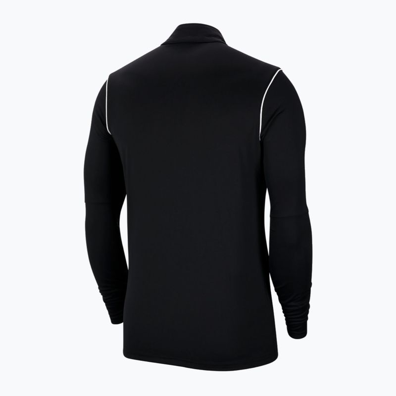 Felpa da calcio da uomo Nike Dri-FIT Park 20 Knit Track nero/bianco 2