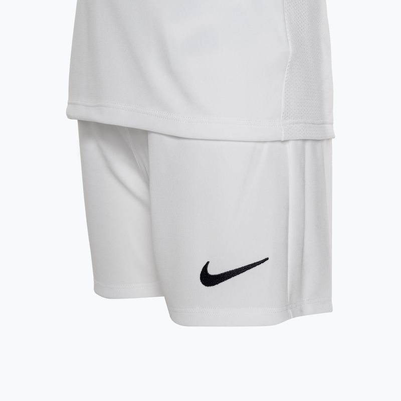 Set da calcio Nike Dri-FIT Park Little Kids bianco/bianco/nero 5