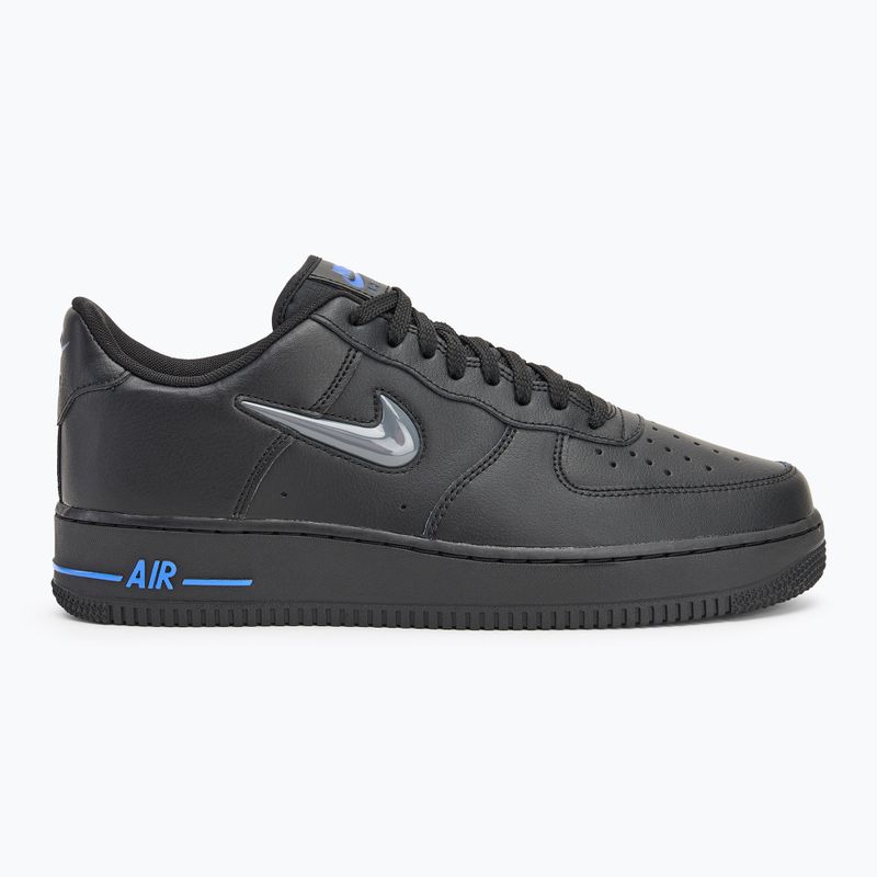 Uomo Nike Air Force 1 Jewel scarpe nere 2