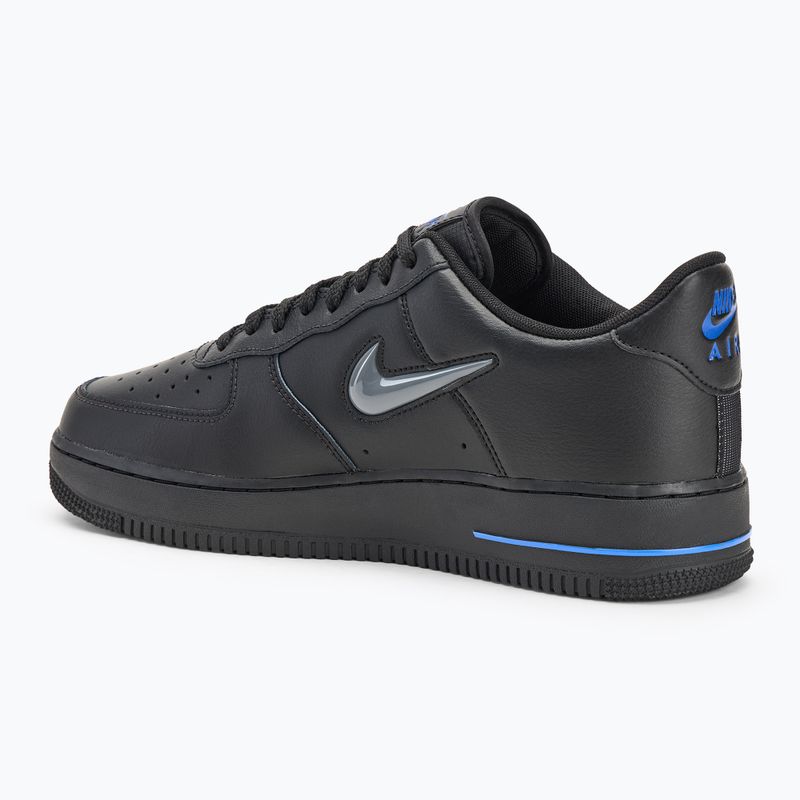 Uomo Nike Air Force 1 Jewel scarpe nere 3