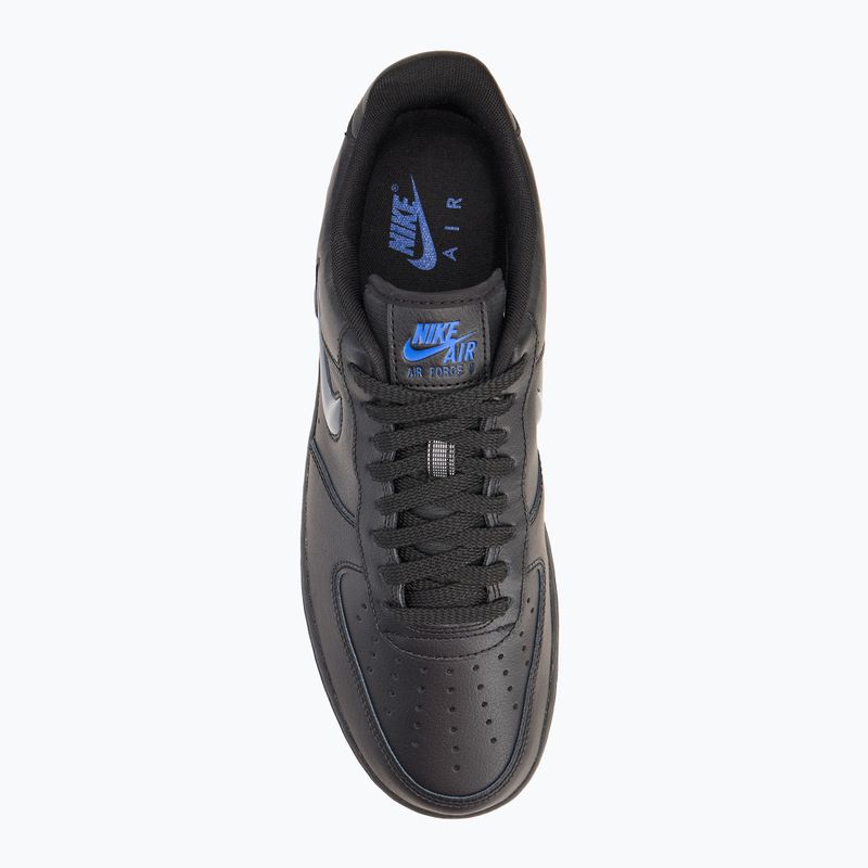 Uomo Nike Air Force 1 Jewel scarpe nere 5